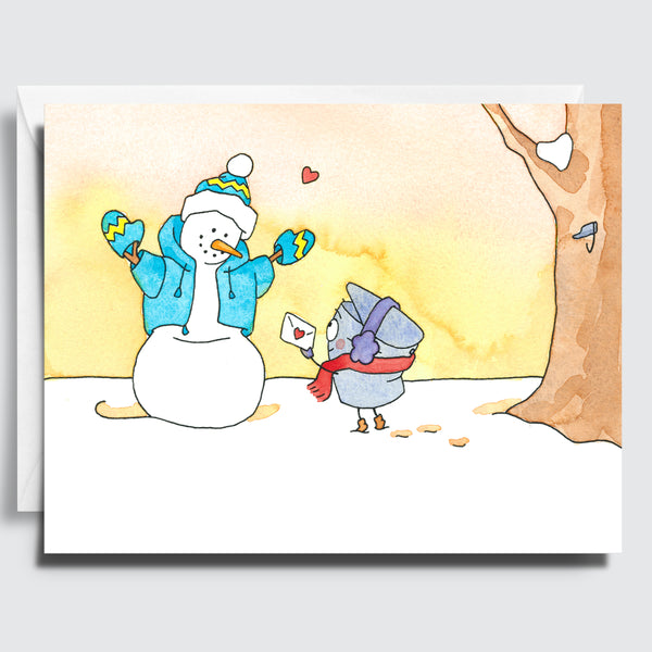 Sappy Bucket® Note Cards - Winter - The Little Pressroom