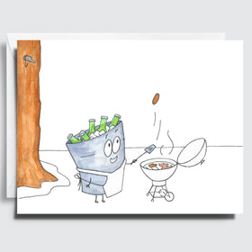 Sappy Bucket® Note Cards - Summer Fun - The Little Pressroom