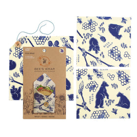 Sustainable Food Wrap - Bees & Bears Lunch Pack - Bee's Wrap