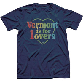 25% OFF at checkout! T-Shirt - Adult - Vermont Is For Lovers - Solid Threads