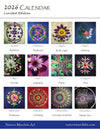 2026 Flower Nature Mandala Calendar - Nature Mandala Art