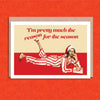 Humorous Tiny Holiday Cards - Colossal Sanders