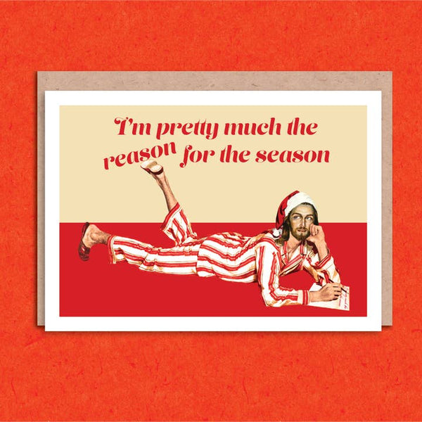 Humorous Tiny Holiday Cards - Colossal Sanders