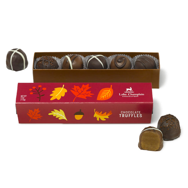 Autumn Truffles - 5 pc Box - Lake Champlain Chocolates