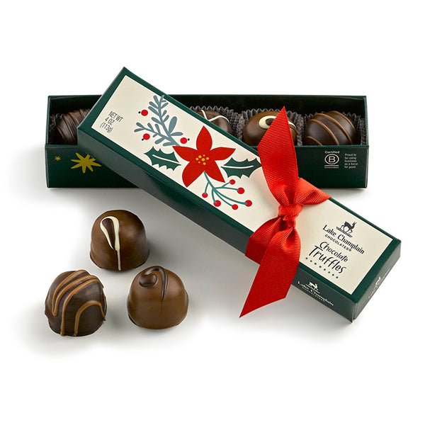 Holiday Chocolates Truffle Gift Box- Lake Champlain Chocolates
