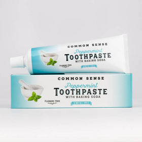 Peppermint Baking Soda Flouride-Free Toothpaste - Common Sense Soap
