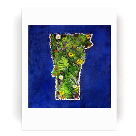 Note Card - Nature & Flower Vermont - Nature Mandala Art