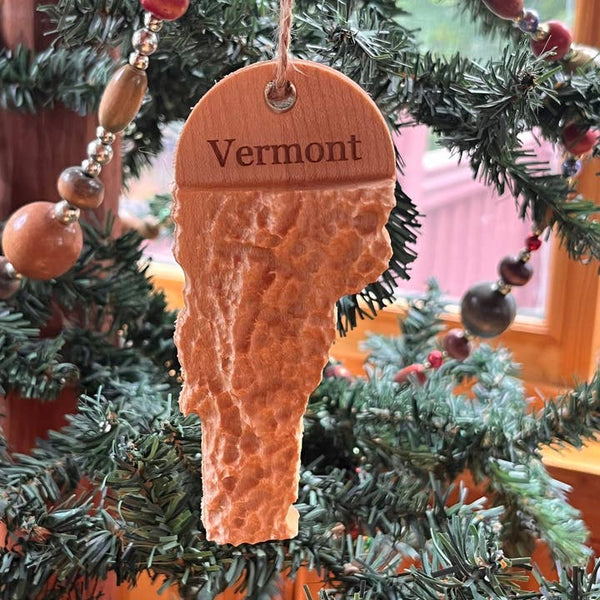 Ornament - 3-D Wooden Vermont - Treeline Terrains