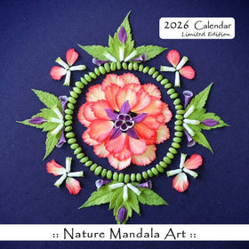 2026 Flower Nature Mandala Calendar - Nature Mandala Art