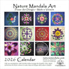 2026 Flower Nature Mandala Calendar - Nature Mandala Art