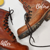 Leather Conditioner Boots Before and After