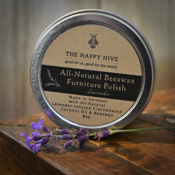Lavender Beeswax Furniture Polish - The Happy Hive