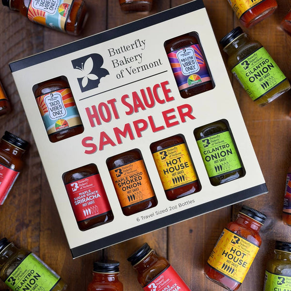 Signature Hot Sauce Sampler Box Set - Butterfly Bakery of Vermont