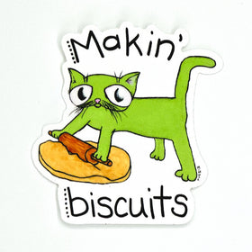 Decal - Makin Biscuits - Martha Hull's Cute and Deadly Art
