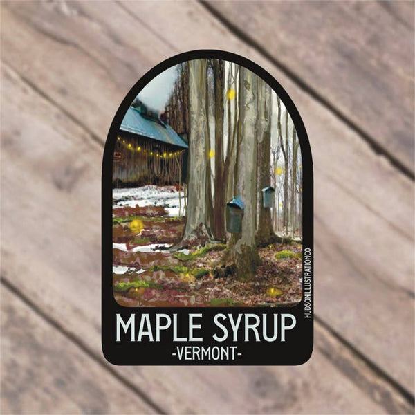 Magnet - Vermont Maple Syrup - Hudson Illustration Co.