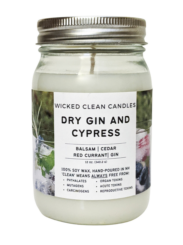 12 oz Jar Soy Candles - Wicked Clean Candles