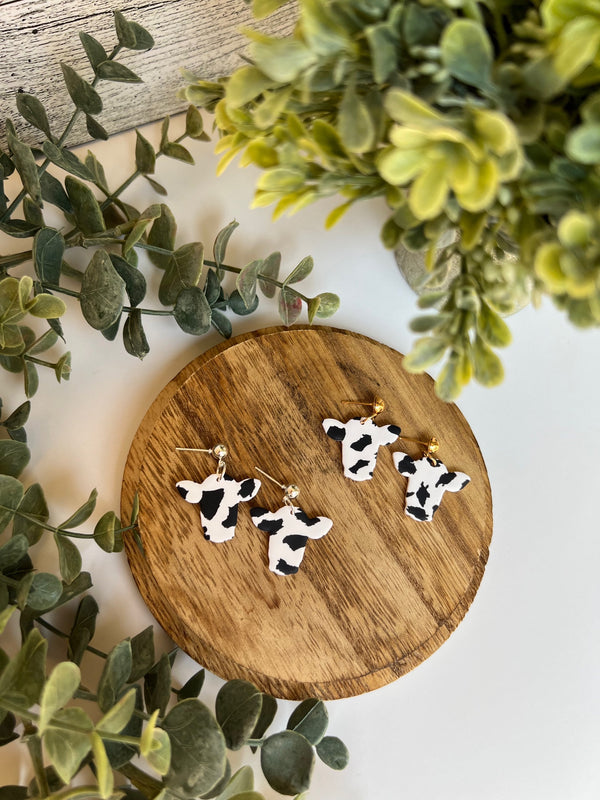 Cow Head Earrings - Hayden Handcraft