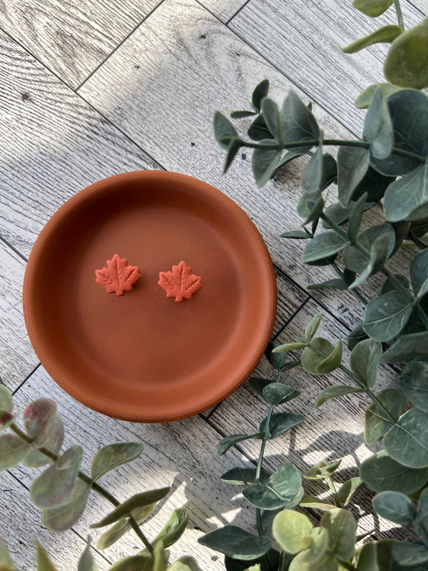 Maple Leaf Stud Earrings - Hayden Handcraft