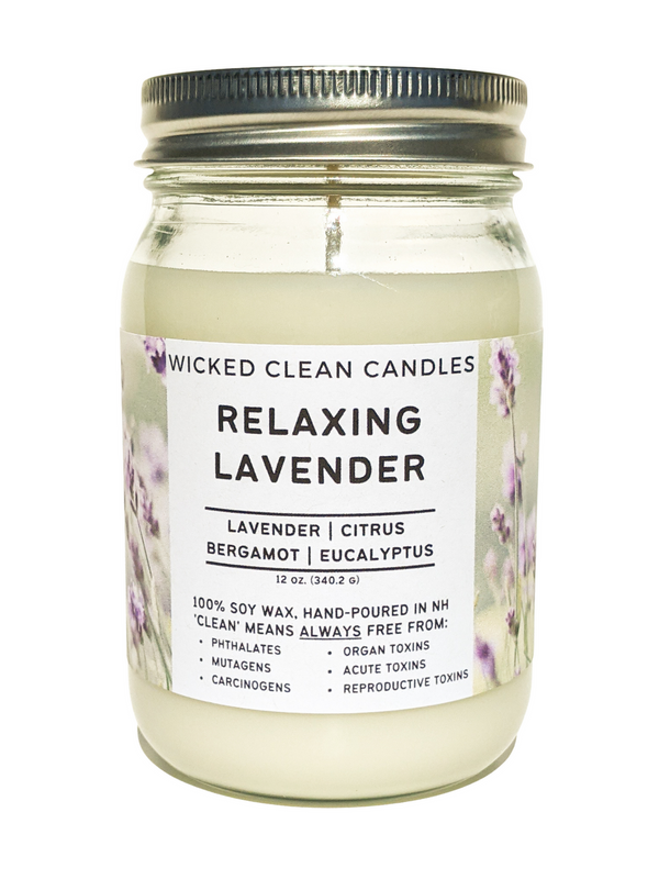 12 oz Jar Soy Candles - Wicked Clean Candles