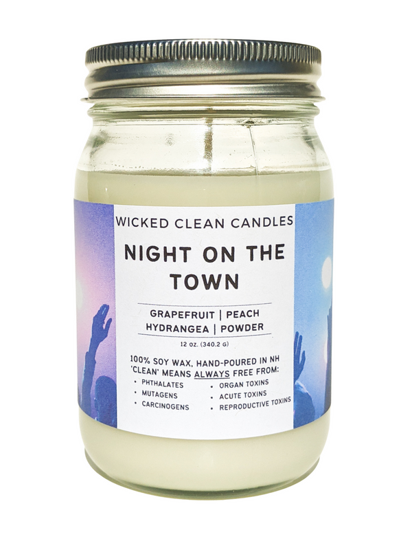 12 oz Jar Soy Candles - Wicked Clean Candles