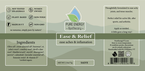 Ease and Relief Salve - Pure Energy Apothecary