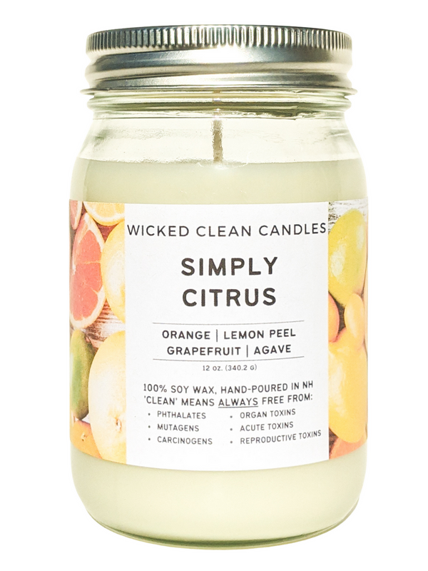 12 oz Jar Soy Candles - Wicked Clean Candles
