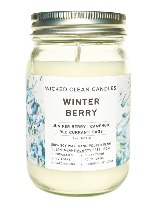 12 oz Jar Soy Candles - Wicked Clean Candles
