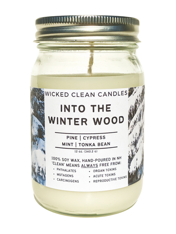 12 oz Jar Soy Candles - Wicked Clean Candles