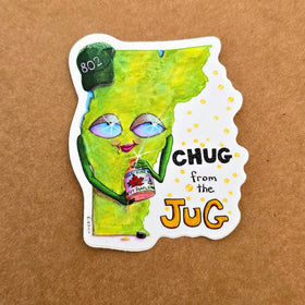 Decal - Chug From The Jug - Martha Hull's Cute and Deadly Art