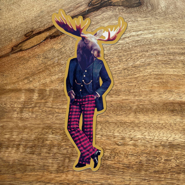Decal - Moose in Clothes  - Colossal Sanders