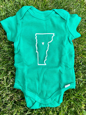 Onesie - Vermont Heart - Willough Designs