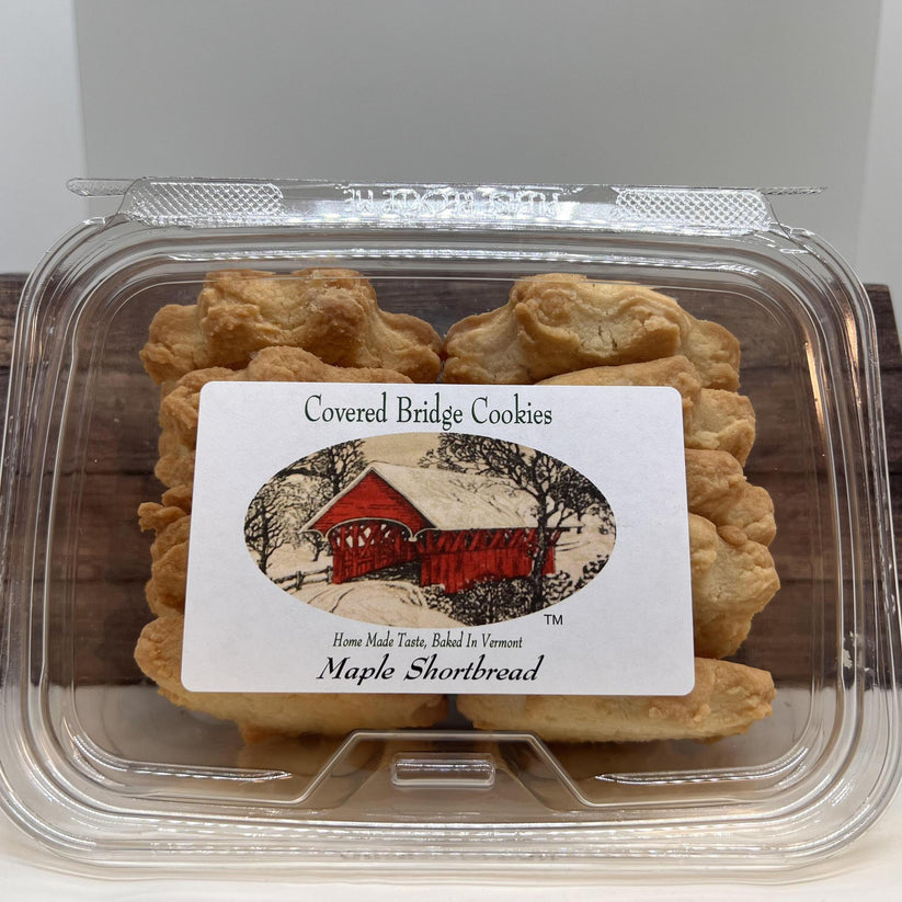 Maple Shortbread Cookies Covered Bridge Cookies Vermont's Own Gifts