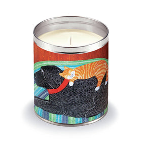 Candle Tins - Stephen Huneck's Cats & Dogs - Aunt Sadie's Candles