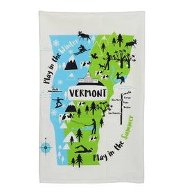 Tea Towel - Vermont - Wink Design
