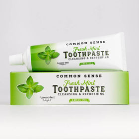 Fresh Mint Flouride-Free Toothpaste - Common Sense Soap
