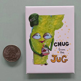 Magnet - Chug From The Jug - Martha Hull's Cute and Deadly Art