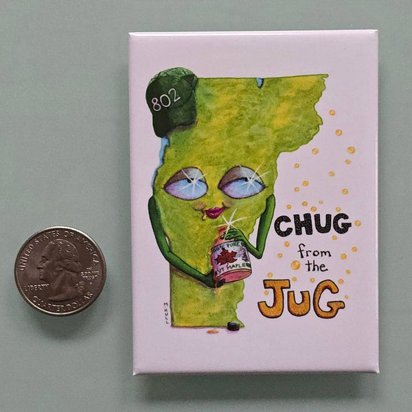 Magnet - Chug From The Jug - Martha Hull's Cute and Deadly Art