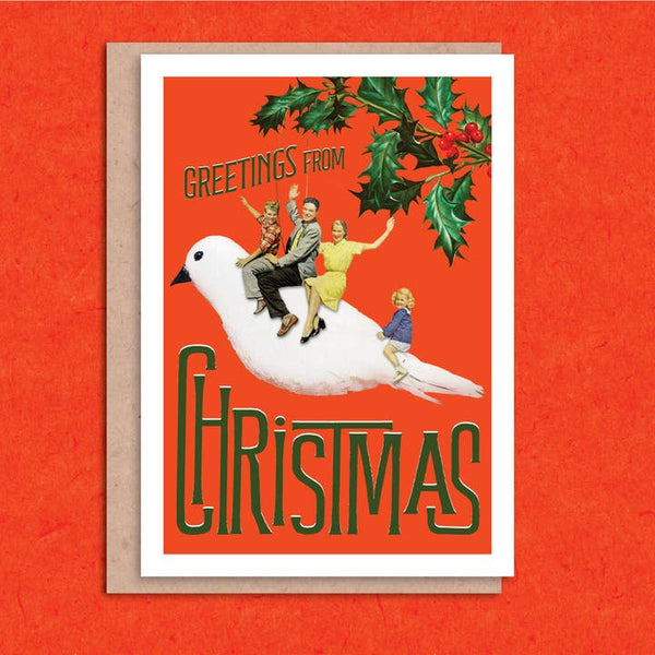 Humorous Tiny Holiday Cards - Colossal Sanders