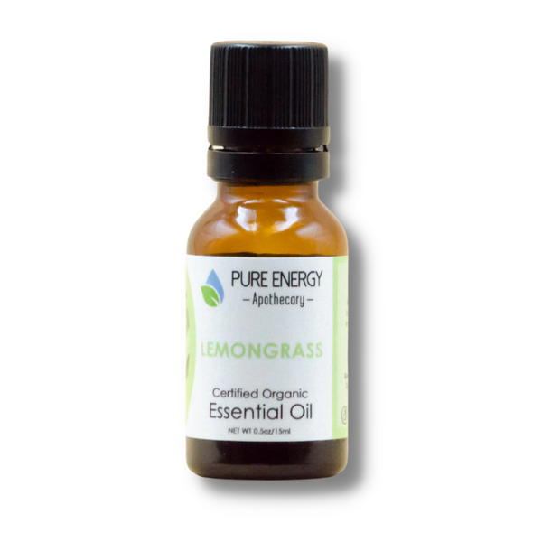 Essential Oil - Lemongrass 15ml (0.5oz) - Pure Energy Apothecary