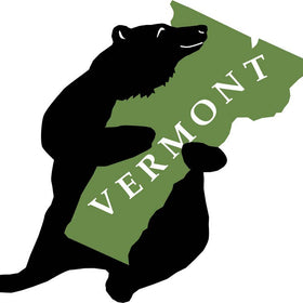 Decal - I Love Vermont Bear - Glad Dog Cards