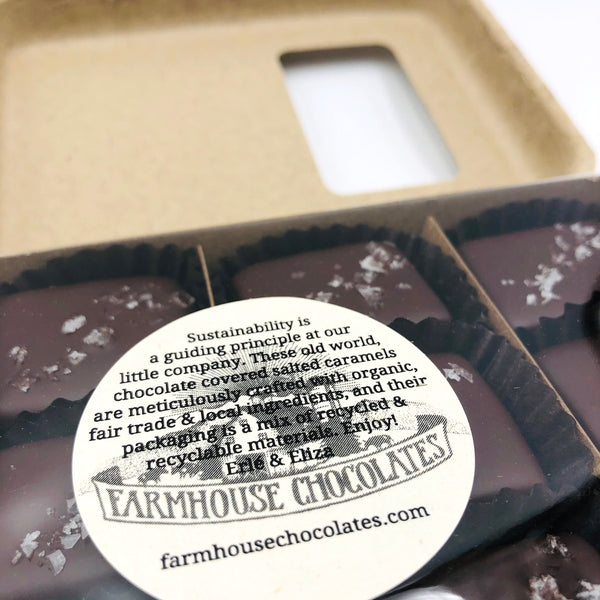 Chocolate Covered Salted Caramels - Farmhouse Chocolates