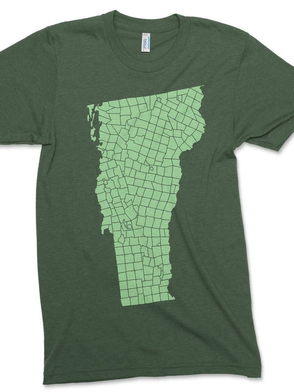 T-Shirt - Adult - Vermont Towns - Unknown Arts