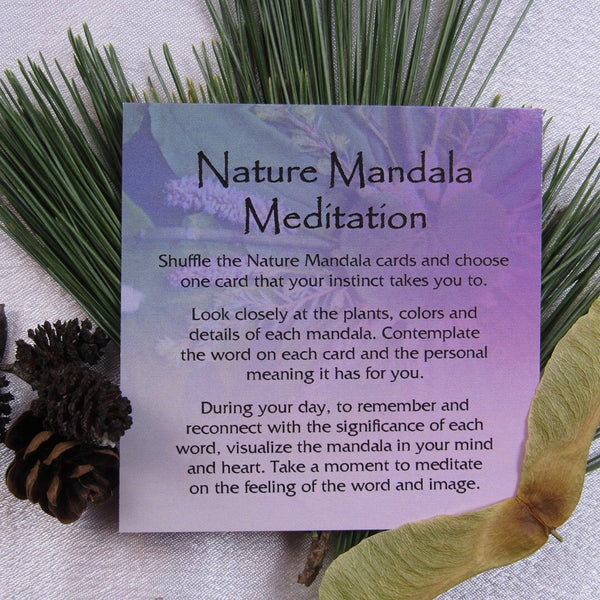 Mandala Meditation Deck - Nature Mandala Art