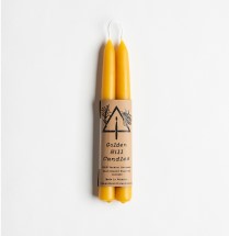 100% Beeswax Taper Candles - Golden Hill Candles