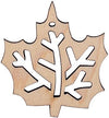 Ornaments - Natural Wood - Maple Landmark Woodcraft