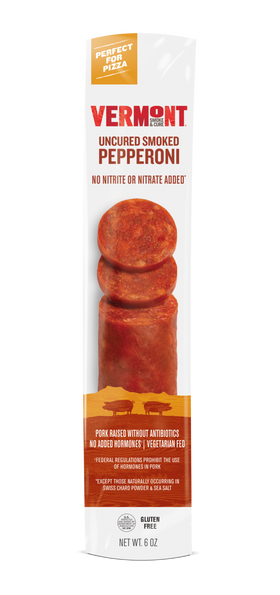 Uncured Smoked Pepperoni - 6 oz - Vermont Smoke & Cure