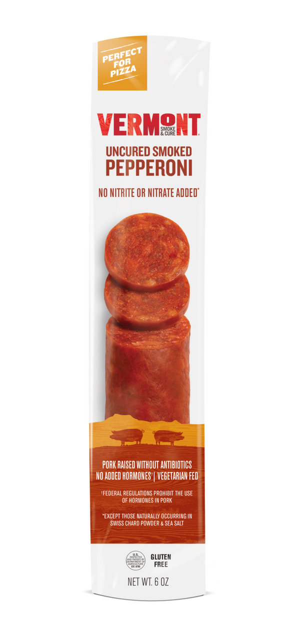 Uncured Smoked Pepperoni - 6 oz - Vermont Smoke & Cure