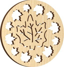 Ornament - Solace - Maple Landmark Woodcraft