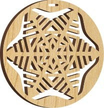 Ornament - Solace - Maple Landmark Woodcraft