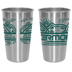 Drinkware - 16 oz Mountain Stainless Steel Pint - Euro Decals